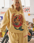THE BRENDA ENERGY WIDE LEG SWEAT PANTS BUTTER