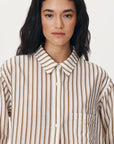 Ramona Stripe Long Sleeve Shirt Sienna