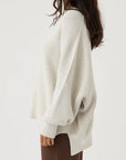 Harper Knit Sweater Grey Marle