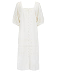 Maiden Lace Midi Dress Antique White