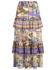 Dancing Valley Ra-Ra Maxi Skirt Violet
