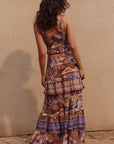 Dancing Valley Ra-Ra Maxi Skirt Violet