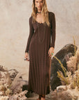 Lou Lou Knit Gown Cacao