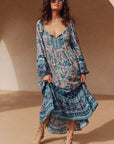 Marmont Gown Lapis