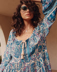 Marmont Gown Lapis