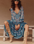 Marmont Gown Lapis