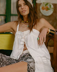 Stevie Lace Cami Camellia