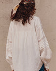 Stevie Lace Shirt Camellia