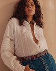 Stevie Lace Shirt Camellia