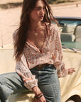 Sunshine Bandit Blouse Desert Sage