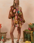 Birth of Venus Tunic Dress Caramel