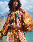 Birth of Venus Tunic Dress Caramel