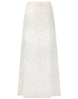 Free Love Lace Bias Skirt Vintage Cream