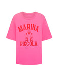 Marina Piccola Oversized Biker Tee Cosmos Pink
