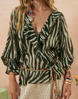 Zevra Blouse Washed Charcoal