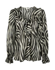 Zevra Blouse Washed Charcoal