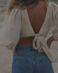 Aspen Reversible Tie Top Sand
