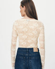 Tonya Rose Lace Top Butter Creme