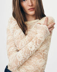 Tonya Rose Lace Top Butter Creme