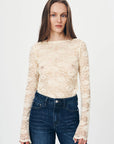 Tonya Rose Lace Top Butter Creme