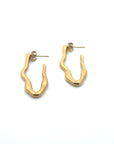Lolita Wave Earrings Gold