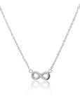 Infinity Signature Necklace Silver