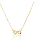Infinity Signature Necklace Gold