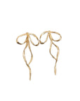 Take A Bow Earrings Gold