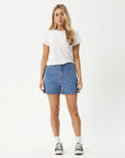 Seventy Threes Denim Shorts Worn Blue