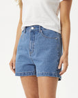 Seventy Threes Denim Shorts Worn Blue