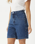 Emilie Denim Workwear Short Authentic Blue