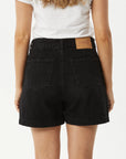 Seventy Threes Denim Shorts Washed Black