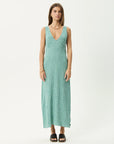 Creator Seersucker Maxi Dress Pine