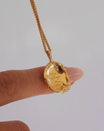 Antique Engravable Necklace 14k Gold Filled