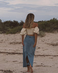 Innes Balloon Sleeve Crop