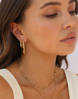 Bailey Hoop Earrings Gold