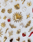 Latch and Lock Single Charms Gold