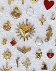 Latch and Lock Single Charms Gold