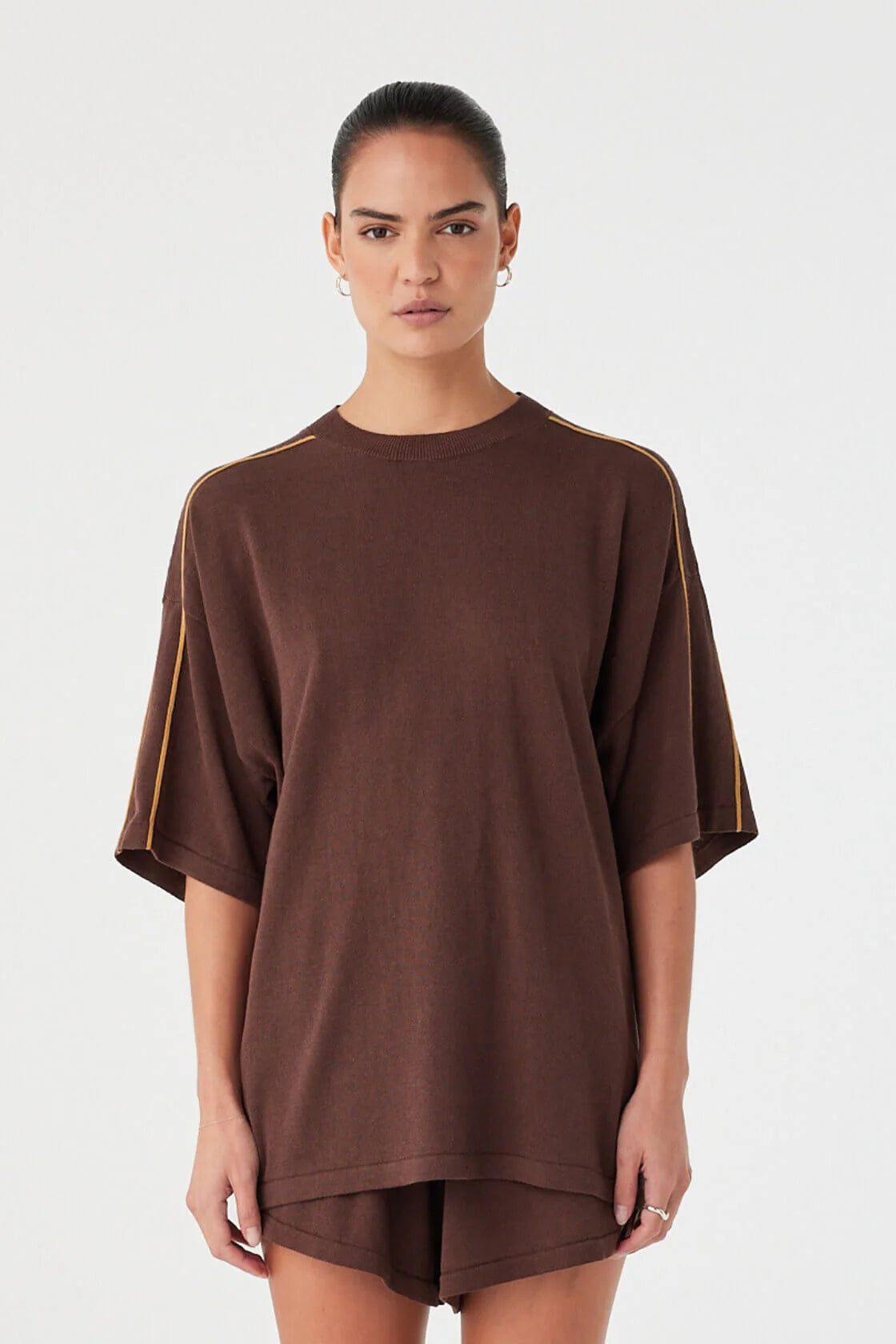 Pippa Oversized Tee Espresso