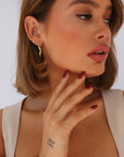 Esmeralda Hoop Earrings