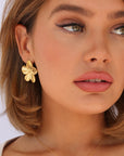 Flora Earrings Gold