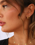 Hannah Hoops in Gold
