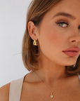 Hugo Earrings in Gold