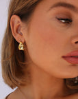 Hugo Earrings in Gold