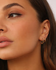 Ira Twist Hoops Gold