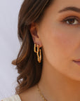 Lolita Wave Earrings Gold