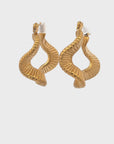 Serpentine Hoops Gold