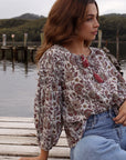Smocked Blouse Banksia