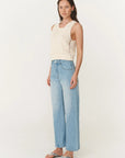 Percy Curve Seam Jeans Faded Blue
