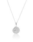 Sagittarius Coin Necklace Silver